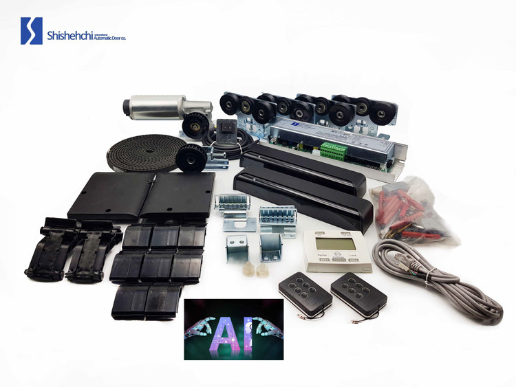 اپراتور درب کشویی یونیک مدل EL‑10 — موتور لنزه با چشم Optex ACC2 و ریموت ۶ کاناله